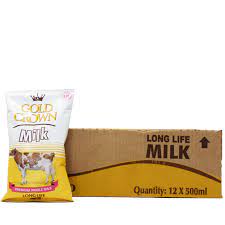 Gold Crown Lactose Free Milk 500Ml X 12